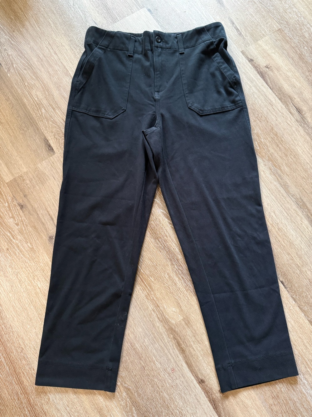 32 Degrees Women’s Wide Leg Black High waisted ankle pants Size Medium